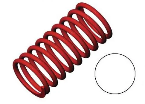 Traxxas Spring Shock (red) (GTR) (2.9 rate white) (1 pair) &mdash; image 2 of 3