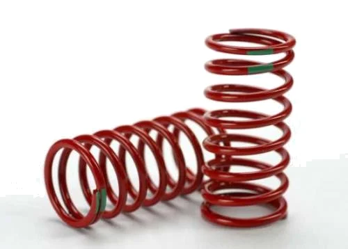 Traxxas Spring Shock (red) (GTR) (3.5 rate green) (1 pair) &mdash; image 2 of 3
