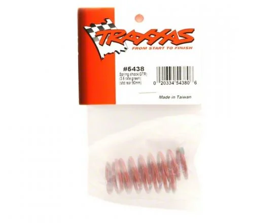 Traxxas Spring Shock (red) (GTR) (3.5 rate green) (1 pair) &mdash; image 3 of 3