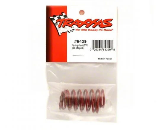 Traxxas Spring Shock (red) (GTR) (3.8 rate gold) (1 pair) &mdash; image 3 of 3
