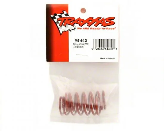 Traxxas Spring Shock (red) (GTR) (4.1 rate tan) (1 pair) &mdash; image 2 of 2