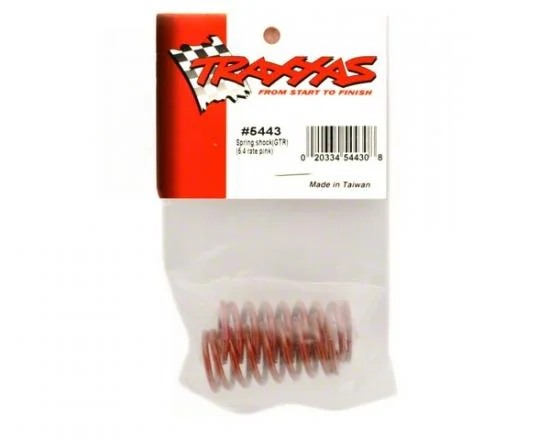 Traxxas Spring Shock red (GTR) (5.4 rate pink) (1 pair) &mdash; image 3 of 3