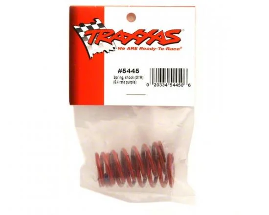 Traxxas Spring Shock (red) (GTR) (6.4 rate purple) (1 pair) — image 2 of 2