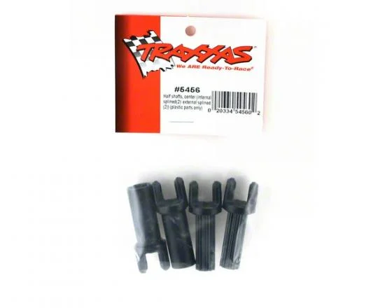 Traxxas Half shafts center front (Revo 3.3) (internal splined (1)/ external splined (1)/ center rear (internal splined (1)/ external splined (1) (plastic parts only) &mdash; image 3 of 3