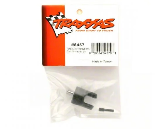 Traxxas Yoke brake (1)/ torque pins (2)/ 4x15mm screw pin &mdash; image 3 of 3