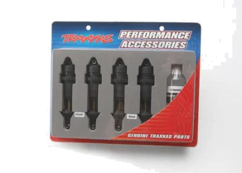Traxxas Hard-anodized PTFE-coated Aluminium GTR Shocks with TiN shafts (fully assembled w/o springs) (4) — image 2 of 3