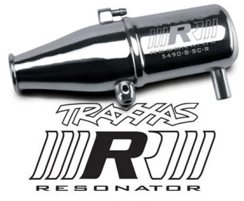 Traxxas Resonator tuned pipe R.O.A.R. legal (single-chamber enhances low to mid-RPM power) (for Revo Slayer with TRX Racing Engines) — image 2 of 3