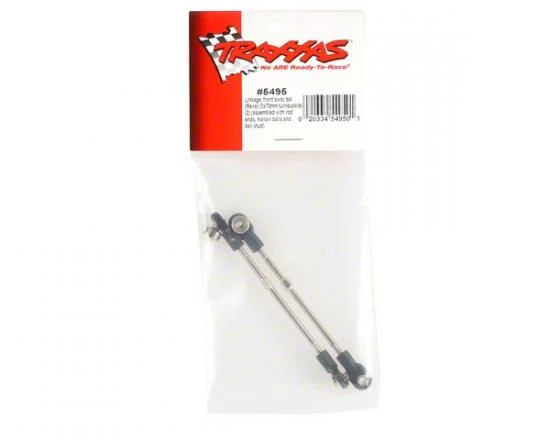 Traxxas Linkage front sway bar (Revo/Slayer) (3x70mm turnbuckle) (2) (assembled with rod ends hollow balls and ball stud) — image 2 of 2