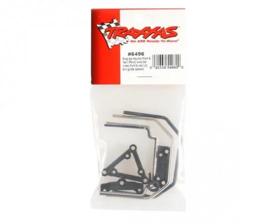 Traxxas Sway bar mounts (front rear) (Revo)/ sway bar wires (front rear) (4)/ drill guide/ spacers — image 3 of 3