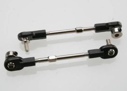 Traxxas Linkage rear sway bar (Revo/Slayer) (3x50mm turnbuckle) (2) (assembled with rod ends hollow balls and ball stud) &mdash; image 2 of 3