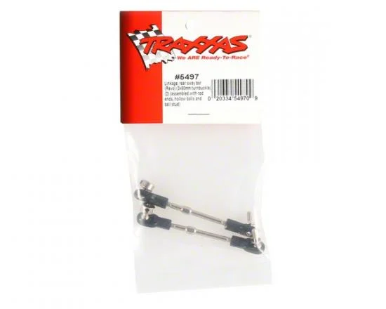 Traxxas Linkage rear sway bar (Revo/Slayer) (3x50mm turnbuckle) (2) (assembled with rod ends hollow balls and ball stud) &mdash; image 3 of 3