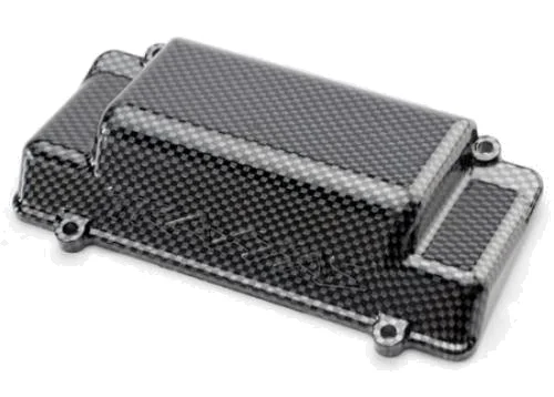 Traxxas Battery Box Cover bumper (rear) Exo-Carbon finish (Jato) &mdash; image 2 of 3