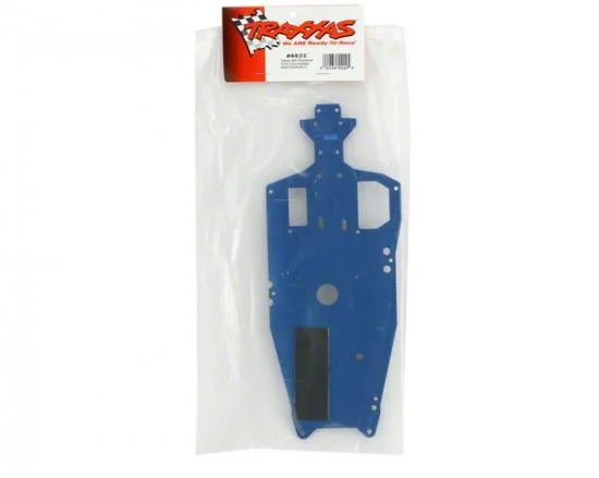 Traxxas Chassis 6061-T6 Aluminium (3mm) (anodized blue)/ adhesive foam pad (1) &mdash; image 3 of 3