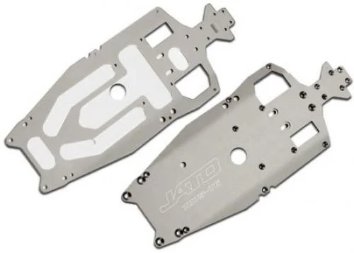 Traxxas Titanium-Anodized 7075-T6 Aluminium Jato Chassis &mdash; image 2 of 3