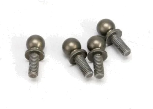 Traxxas Hard-anodized PTFE-coated Aluminium ball studs (4) (use for inner camber link mounting) &mdash; image 2 of 3