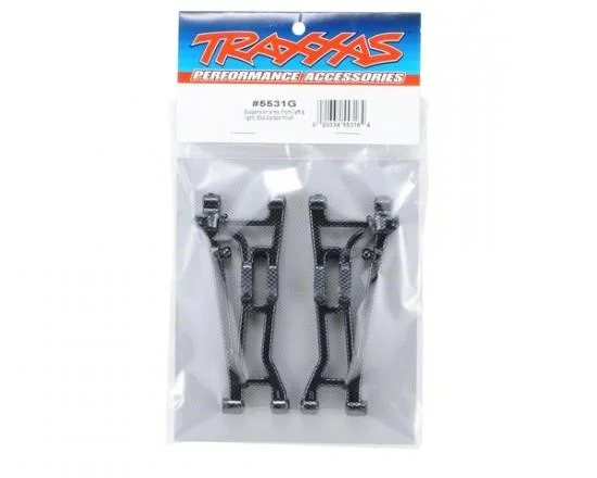 Traxxas Suspension arms front (left right) Exo-Carbon finish (Jato) &mdash; image 3 of 3