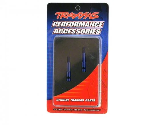 Traxxas 7075-T6 Blue-anodized Aluminium Wheel Spindles front (left right) — image 2 of 2