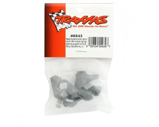 Traxxas Steering bellcranks/ servo saver/ servo saver spring/ steering support/ 4x7x2.5 PB (4)/ 5x0.8mm NL (1) — image 3 of 3