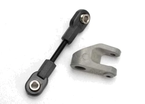 Traxxas Servo horn steering/ linkage steering (3x30 threaded rod)/ rod ends (2)/ hollow balls (2) — image 2 of 3