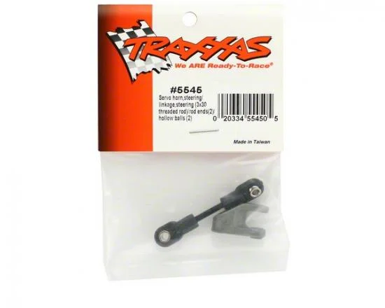Traxxas Servo horn steering/ linkage steering (3x30 threaded rod)/ rod ends (2)/ hollow balls (2) — image 3 of 3