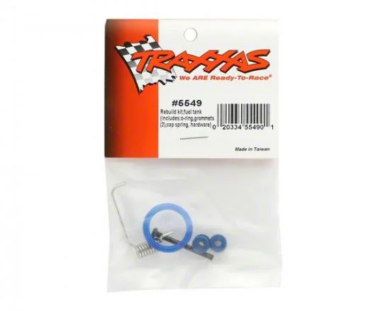 Traxxas Rebuild kit fuel tank (includes: o-ring grommets (2) cap spring hardware) &mdash; image 3 of 3