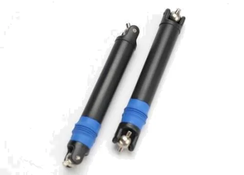 Traxxas Half shaft set left or right (internal splined half shaft/ external splined half shaft/ rubber boot/ metal U-joints) (assembled with glued boot) (2 assemblies) — image 2 of 3