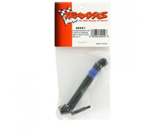 Traxxas Driveshaft assembly (1) left or right (fully assembled ready to install)/ M3/12.5mm yoke pin (1) &mdash; image 3 of 3
