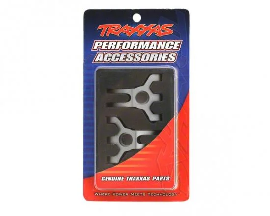 Traxxas 6061-T6 Titanium-Anodized Aluminium Stub Axle Carriers (rear) &mdash; image 2 of 2