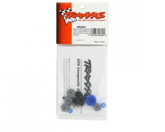 Traxxas Rebuild kit GTR composite Shocks (x-rings bladders all pistons piston nuts Shock rod ends) renews 2 Shocks — image 3 of 3
