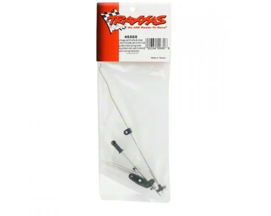 Traxxas Linkage set throttle brake (Jato) (includes servo horn rod guides brake spring brake adjustment dial rods (wires) throttle return spring hardware) — image 2 of 2