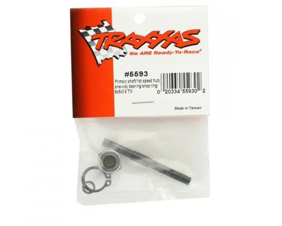 Traxxas Primary shaft/ 1st speed hub/one-way bearing/ snap ring/ 5x8x0.5 TW — image 3 of 3