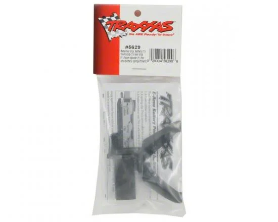 Traxxas Retainer clip battery (1)/ front clip (1) /rear clip (1)/ foam spacer (1) (for one battery compartment) — image 3 of 3