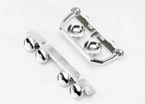 Traxxas Lightbar front bumper (chrome) (1) roof lightbar (chrome) (1) — image 2 of 3