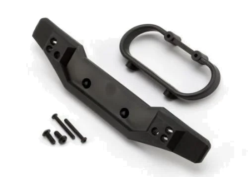 Traxxas Bumper rear/ bumper mount rear/ 4x10mm BCS (2)/ 3x25mm BCS (2) — image 2 of 3