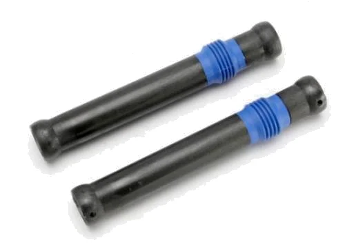 Traxxas Half shaft set long (plastic parts only) (internal splined half shaft/ external splined half shaft/ rubber boot) (assembled with glued boot) (2 assemblies) &mdash; image 2 of 3