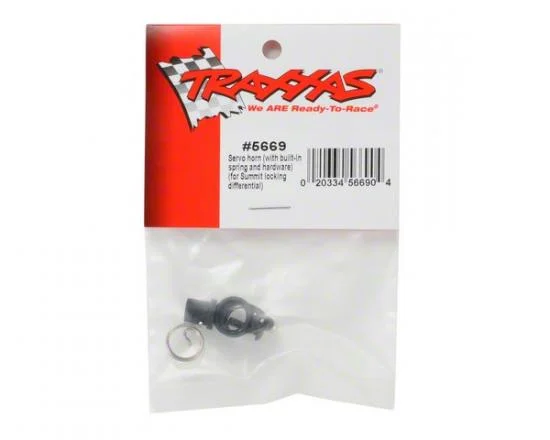 Traxxas Servo horn (with built-in spring and hardware) (for Summit locking differential) — image 2 of 2