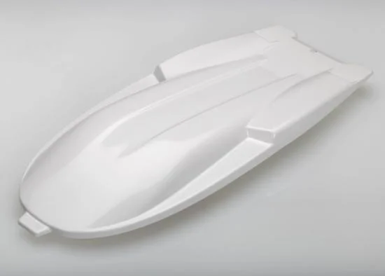 Traxxas Hatch Spartan white (no graphics) — image 2 of 3