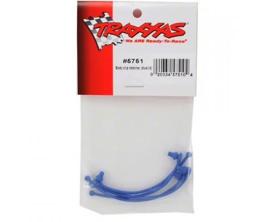 Traxxas Body clip retainer blue (4) — image 3 of 3
