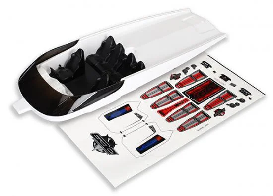 Traxxas Hatch DCB M41 white (no graphics) (fully assembled) &mdash; image 2 of 2
