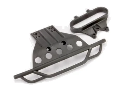 Traxxas Bumper front/ bumper mount front (black) — image 2 of 3