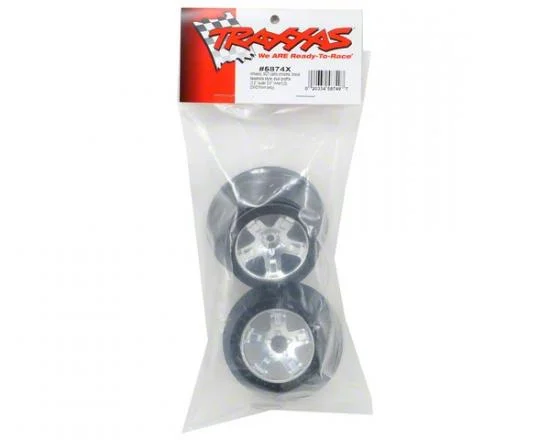 Traxxas Short Course Chrome SCT Wheels - Black Beadlock - 12mm Hex (2) (2WD Front) — image 3 of 3