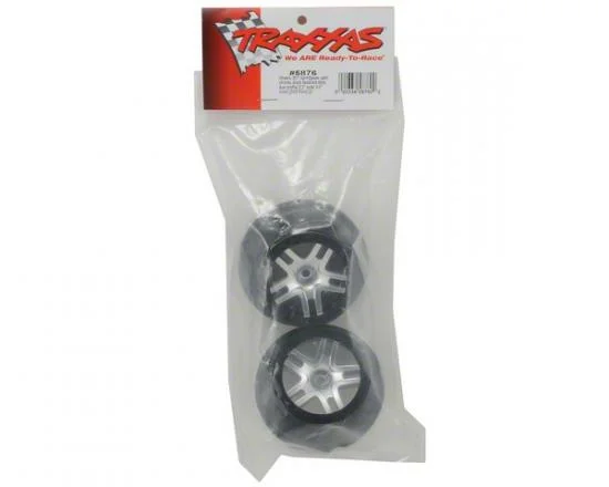 Traxxas Short Course Chrome SS Wheels - Black Beadlock - 12mm Hex (2) (2WD Front) &mdash; image 3 of 3