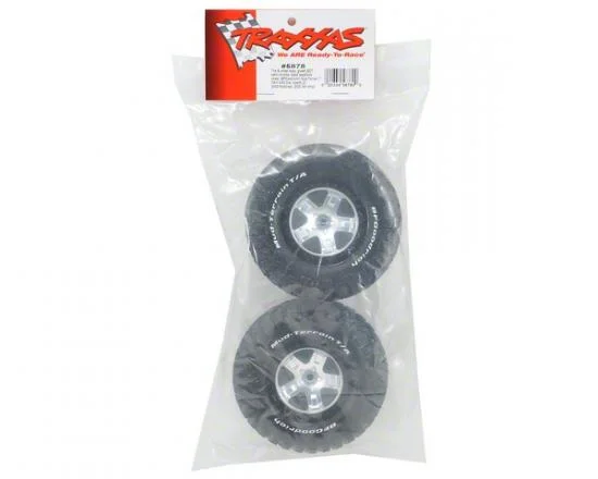 Traxxas BF Goodrich Short Course Tyres on SCT Chrome/Black Wheels - 12mm Hex (2) — image 3 of 3
