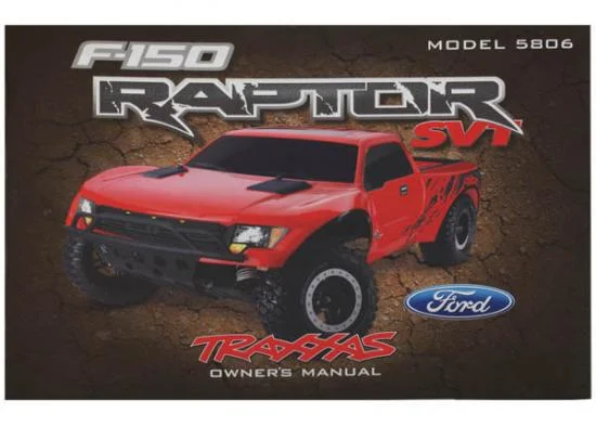 Traxxas Owners Manual Ford Raptor — image 2 of 2