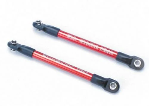 Traxxas Red-anodized Aluminium push rod (assembled with rod ends) (2) (use with progressive-2 rockers) &mdash; image 2 of 3