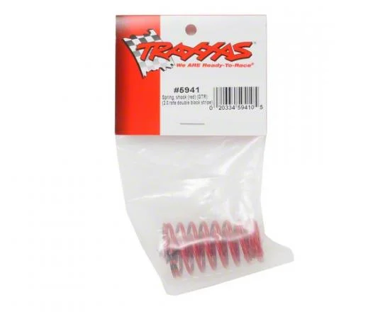 Traxxas Spring Shock (red) (GTR) (2.0 rate double black stripe) (1 pair) — image 3 of 3