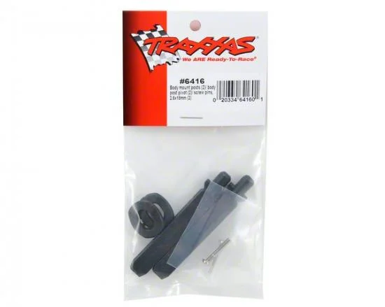 Traxxas Body mount posts (2)/ body post pivot (2)/ screw pins 2.5x18mm (2) — image 3 of 3