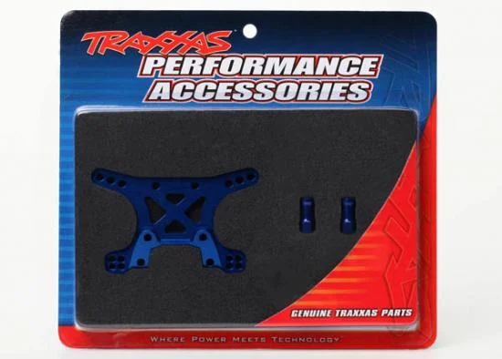 Traxxas Shock tower front 7075-T6 Aluminium (blue-anodized) &mdash; image 2 of 3