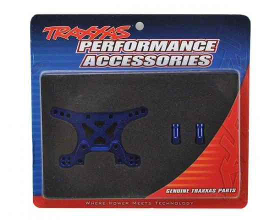 Traxxas Shock tower front 7075-T6 Aluminium (blue-anodized) &mdash; image 3 of 3