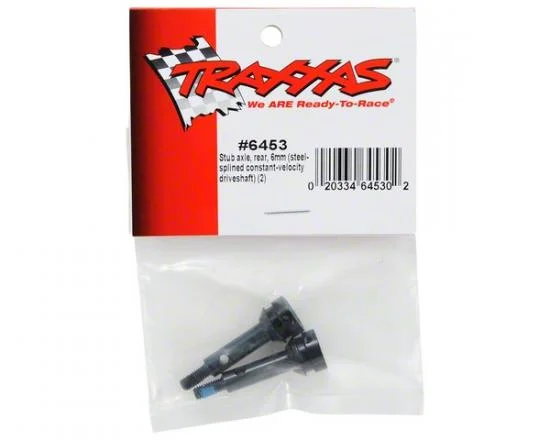 Traxxas Stub axle rear 6mm (steel-splined constant-velocity driveshaft) (2) — image 3 of 3